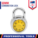 Lock Dial Combination Lock Gym Sports Locker Toolbox Case School Portable Au-2