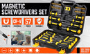 57-Piece Magnetic Screwdriver Set Slotted Phillips Bit Hex Pozidriv Torx Key Bit-2