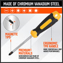 57-Piece Magnetic Screwdriver Set Slotted Phillips Bit Hex Pozidriv Torx Key Bit-5