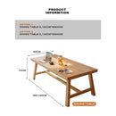 1.8M Solid Wood Dining Table Square Dining Table Dining Table Kitchen Furniture-9