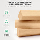 1.4M Solid Wood Dining Table Square Dining Table Dining Table Kitchen Furniture-3