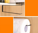 Paper Roll Holder Under Cabinet Black-3