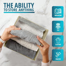 SORTI 27x28x27 CM Grey 8-Pack Foldable Storage Cubes - Fabric Bookcase Organizers for Toys and More-6