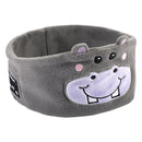 Cute Bluetooth Headband Headphones Wireless Sleep Music Mask with Mic - Orange-Cat-7