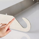 Paper Towel Holder Under Cabinet Wall Mount Stainless Steel Rack Kitchen - Silver-13