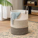 Handheld Cotton Rope Woven Storage Basket for Bedroom Bathroom Closet Durable-6