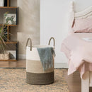 Handheld Cotton Rope Woven Storage Basket for Bedroom Bathroom Closet Durable-10