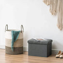 Handheld Cotton Rope Woven Storage Basket for Bedroom Bathroom Closet Durable-13