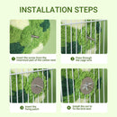 Hanging Warm Cotton Nest Hammock Cozy Bed for Parrots and Other Bird Species - Blue-4