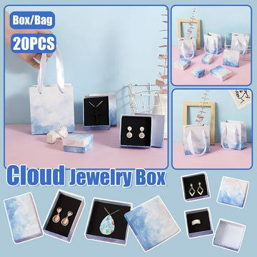 20PCS Cloud Jewelry Box Earrings Necklace Ring Bracelet DisplayOrganizer - 7*9*3cm（Box） - 0