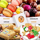 50PCS Handmade Soap Paper Box Round Window Kraft Black White Candy Biscuit Box - White-50pcs 8*8*3CM-5