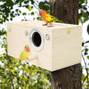 1-Piece Bird Breeding Nest Box with Perch, 29 x 15 x 15 cm-5