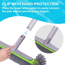 Swimming Pool Cleaning Brush Corner Scrub Brush Pool Wall Floor Cleaner Tool-4