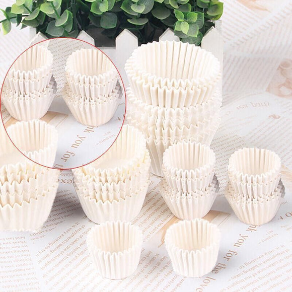 Patty Pans Muffin Cases Choc 600/Pk Cake Boards Cupcake Liners Boxes Baking Cups - 600PCS-4.5CM
