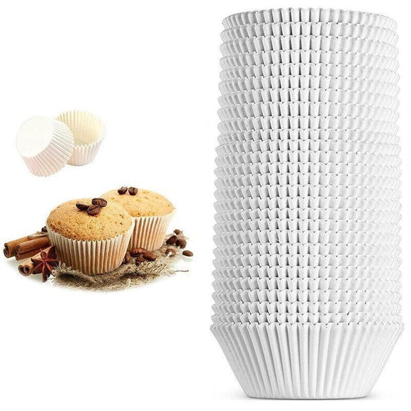 Patty Pans Muffin Cases Choc 600/Pk Cake Boards Cupcake Liners Boxes Baking Cups - 600PCS-4.5CM