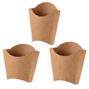 100pcs Kraft Paper Popcorn Box Folding Baking Box Party Snack Treat Container - 11.6x9.1cm-2