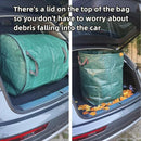 Green Garden Waste Bags with Lids 76 x 67 cm - 3 Pieces-8