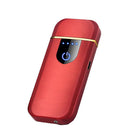 Arc Rechargeable Windproof Flameless Electronic Metal Lighter Usb Lighters Au - Blue-8