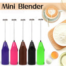 Electric Kitchen Mini Foamer Milk Frother Egg Beater Stirrer Whisk Mixer Tool - Silver-1