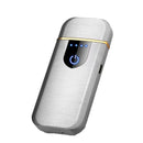 Arc Rechargeable Windproof Flameless Electronic Metal Lighter Usb Lighters Au - Yellow-10