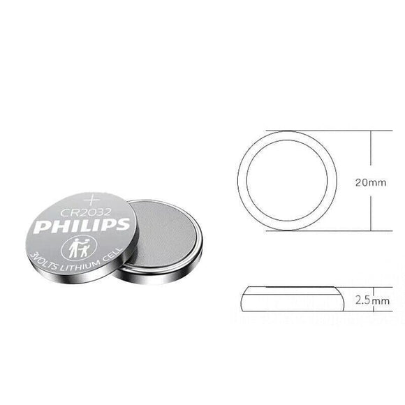5-20Pcs Philips Cr1220 Cr1616 Cr1620 Cr1632 Cr2016 Cr2025 Cr2032 Button Battery - CR2025-20PCS