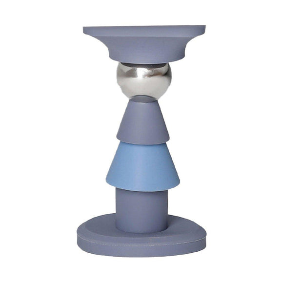 Silicone Silent Door Stopper with Suction Base and Secure Hold Catch Design - Grey