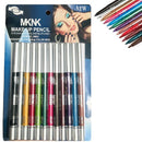 12 Pcs Coloured Eyeliner Pencil Set, Retractable Eye Makeup Pencils in Assorted Colours-5
