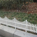 White Garden Edging Fence Panels 60 x 33 cm - 12 Pieces-5