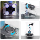 Aquarium Six in One Filter Reverse Air Lift Suction Aeration Wave Maker System-8