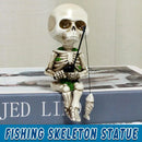 1-Piece Fishing Skeleton Garden Ornament-13
