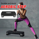1-Piece Black Aerobic Step Platform-14