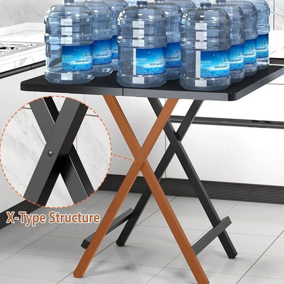 Folding Dining Table Model Portable Simple Household Table Compact Space Saving