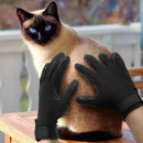 Black Pet Grooming Gloves - 1 Pair (2 Pieces)-7