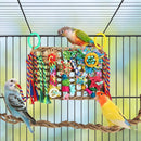 1-Piece Multicolour Bird Cage Climbing Net Toy, 28 x 21 cm-8