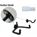 Wall Mounted Guitar Hanger Split Type for Guitar Studio Space Saving Secure Hold-6