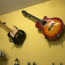 Wall Mounted Guitar Hanger Split Type for Guitar Studio Space Saving Secure Hold-9