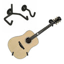 Wall Mounted Guitar Hanger Split Type for Guitar Studio Space Saving Secure Hold-12