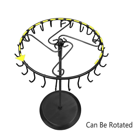 1-Piece Black Rotating Jewellery Display Rack