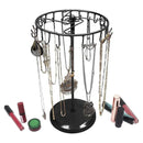 1-Piece Black Rotating Jewellery Display Rack-11