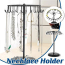 1-Piece Black Rotating Jewellery Display Rack-13