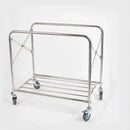 Folding Linen Trolley with Hand Push Design for Storage Room Cleaning Service-13
