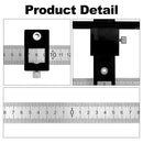 Furniture Carpentry Drill Guide Punch Locator Woodworking Hole Locator Ruler - Blue-6