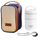 3pcs Insulated Lunch Box Soup Container Portable Breakfast Food Storage Box Set-2