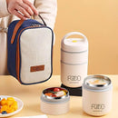 3pcs Insulated Lunch Box Soup Container Portable Breakfast Food Storage Box Set-4