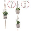 5-Piece Macrame Plant Hanger Set for Indoor Pots-12