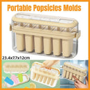 Beige 6-Cavity Ice Pop Mould with Carry Case - 1 Piece-13