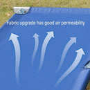 Portable Lightweight Folding Aluminum Camping Bed Ultra Light Outdoor Camp Bed - Green-8