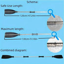 2-Piece Aluminium Alloy Kayak Paddle Set-3
