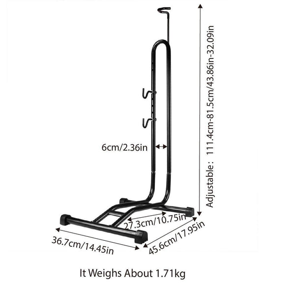 Mountain Bicycle Stand Parking Rack L Shaped Frame Bike Display Maintenance Tool