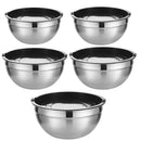5-Bowl Nested Mixing Set with 5 Black Lids-2